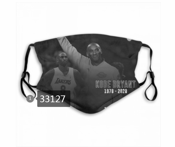 2021 NBA Los Angeles Lakers #24 kobe bryant 33127 Dust mask with filter
